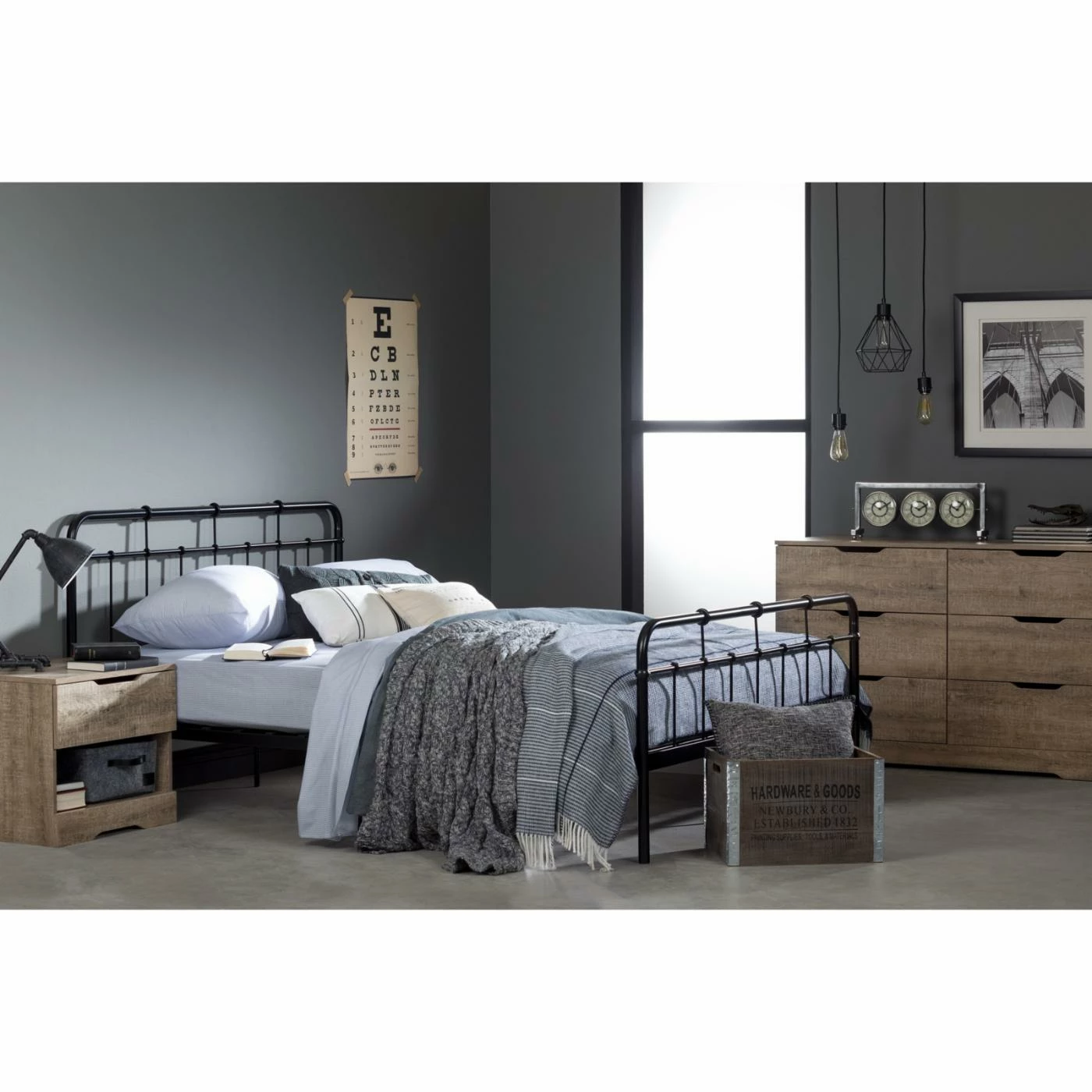 Cheap π₯° South Shore Holland Metal Queen Platform Bed With Headboard π 5 Cheap π₯° South Shore Holland Metal Queen Platform Bed With Headboard π - Image 3