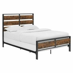 Deals π Walker Edison Queen Size Metal And Wood Plank Bed - Brown π₯° 8 Deals π Walker Edison Queen Size Metal And Wood Plank Bed - Brown π₯° -Beds Shop detailWAL384