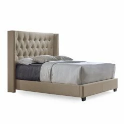 Budget π King Baxton Studio Katherine Upholstered Wingback Platform Bed π₯ 10 Budget π King Baxton Studio Katherine Upholstered Wingback Platform Bed π₯ -Beds Shop detailWSI2597