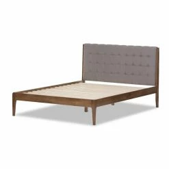 Discount 🤩 King Baxton Studio Clifford Platform Bed 😀 -Beds Shop detailWSI3196