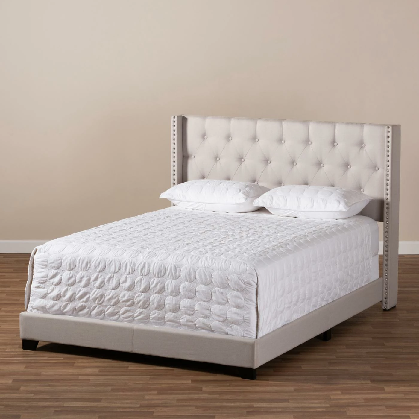 Flash Sale β¨ King Baxton Studio Brady Upholstered Low Profile Bed π₯° 5 Flash Sale β¨ King Baxton Studio Brady Upholstered Low Profile Bed π₯° - Image 3