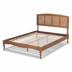Deals 🎉 King Baxton Studio Marieke Vintage Platform Bed ✨ -Beds Shop detailWSI4686