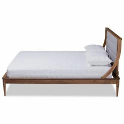 Best Sale ⌛ Queen Baxton Studio Regis Platform Bed ✨ -Beds Shop detailWSI5005