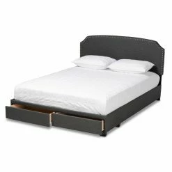 Best reviews of 🤩 Queen Baxton Studio Larese Platform Storage Bed 😍 -Beds Shop detailWSI5044