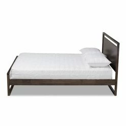 Promo ⭐ Queen Baxton Studio Inicio Platform Bed ✨ -Beds Shop detailWSI5060