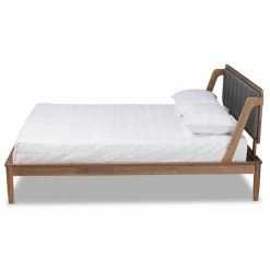 Best reviews of 🎉 King Baxton Studio Helsa Platform Bed 🛒 -Beds Shop detailWSI5061