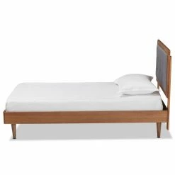 Hot Sale 🎁 Twin Baxton Studio Greta Platform Bed 👍 -Beds Shop detailWSI5065