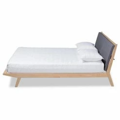 Coupon 🧨 King Baxton Studio Emile Platform Bed 👏 -Beds Shop detailWSI5076