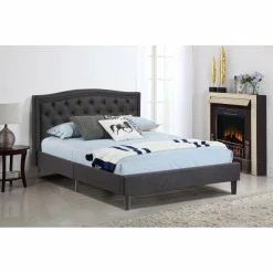 Deals ❤️ Full/Double Abbyson Aria Tufted Platform Bed ✨ -Beds Shop inuseABBY2244