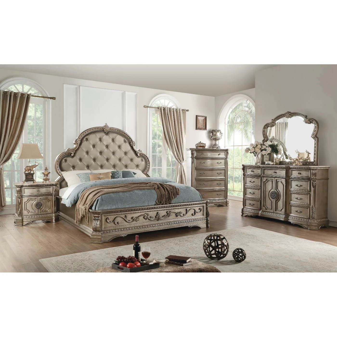 Cheap π€© King Acme Furniture Northville Tufted Panel Bed π 4 Cheap π€© King Acme Furniture Northville Tufted Panel Bed π - Image 2
