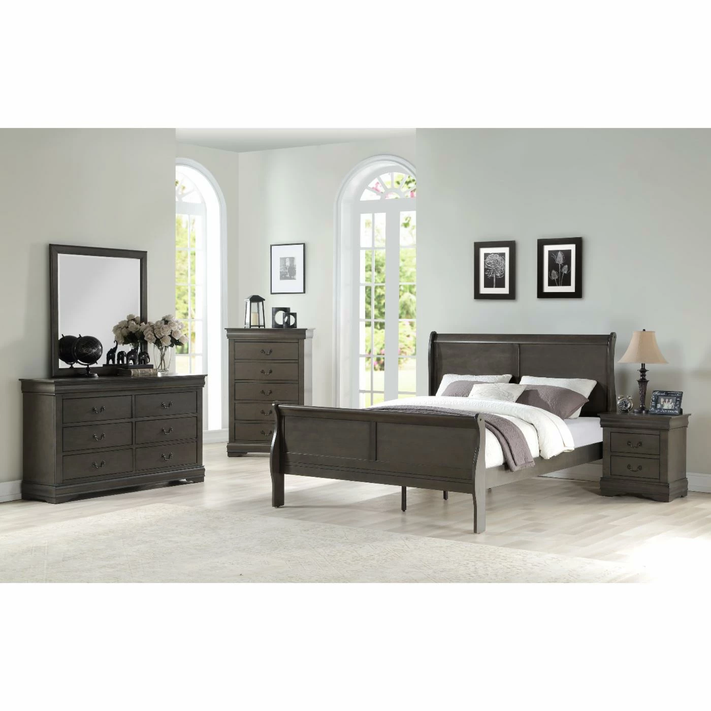 Cheap π King Acme Furniture Louis Philippe Sleigh Bed β€οΈ 4 Cheap π King Acme Furniture Louis Philippe Sleigh Bed β€οΈ - Image 2