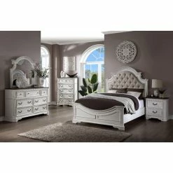 Best Sale 🎁 Queen Acme Furniture Florian Panel Bed ✨ -Beds Shop inuseACM4914