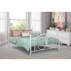 Cheap 💯 Queen DHP Bombay Metal Platform Bed ⭐ -Beds Shop inuseAMW1337
