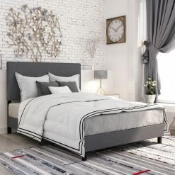 Brand new 🤩 Full/Double DHP Janford Upholstered Panel Bed ❤️ -Beds Shop inuseAMW1491