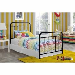 Budget ✔️ King DHP Brooklyn Panel Bed 🎉 -Beds Shop inuseAMW937