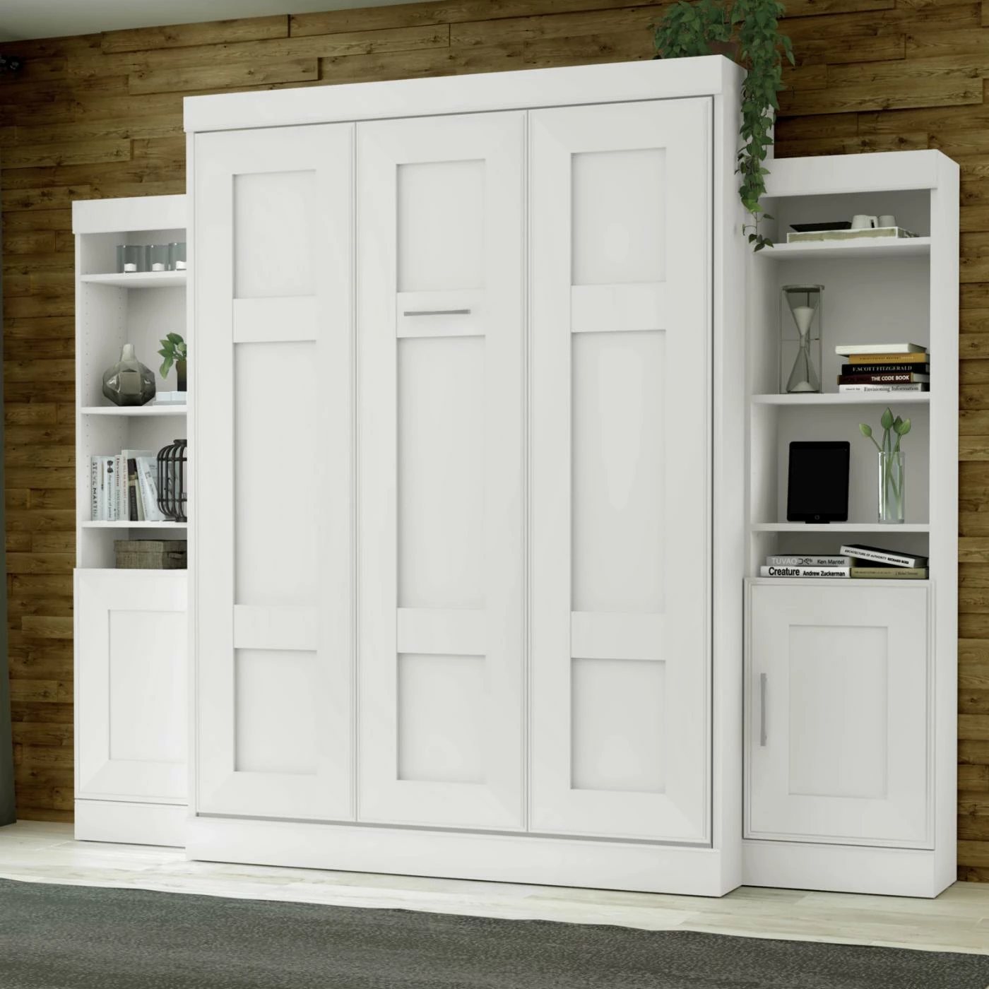 Best Pirce π Queen Bestar Edge Murphy Wall Bed With 1-Door And 3-Shelf Attached Storage Unit β¨ 4 Best Pirce π Queen Bestar Edge Murphy Wall Bed With 1-Door And 3-Shelf Attached Storage Unit β¨ - Image 2