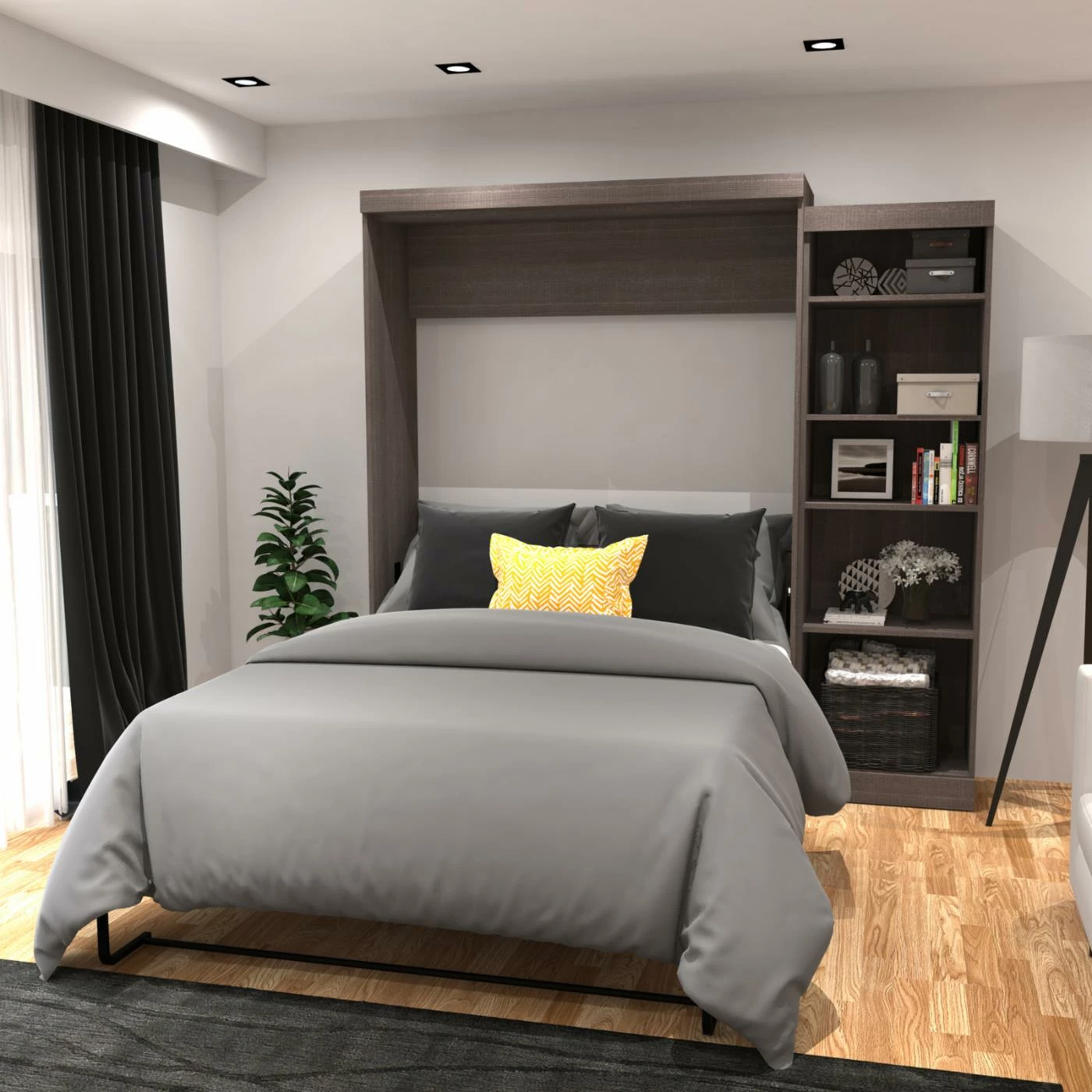 Promo π Queen Bestar Pur III 5-Shelf Murphy Wall Bed π₯° 4 Promo π Queen Bestar Pur III 5-Shelf Murphy Wall Bed π₯° - Image 2