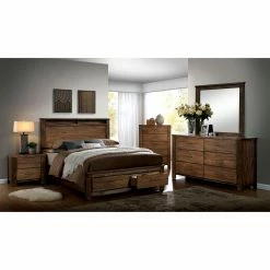 Best deal 😍 California King HN Home Corvallis Transitional Storage Platform Bed 🤩 -Beds Shop inuseENLB2953