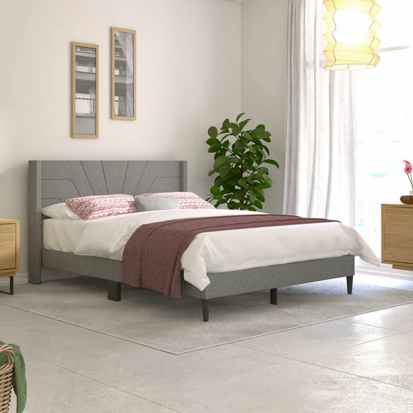 Discount π€© Queen RST Brands Lindon Modern Bed In A Box π 4 Discount π€© Queen RST Brands Lindon Modern Bed In A Box π - Image 2