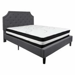 Top 10 π King Flash Furniture Brighton Tufted Upholstered Platform Bed With Pocket Spring Mattress π₯ 13 Top 10 π King Flash Furniture Brighton Tufted Upholstered Platform Bed With Pocket Spring Mattress π₯ -Beds Shop inuseFLSH2091