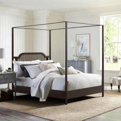 Top 10 🔔 King Hillsdale Furniture Melanie Canopy Bed 🤩 -Beds Shop inuseHL5442