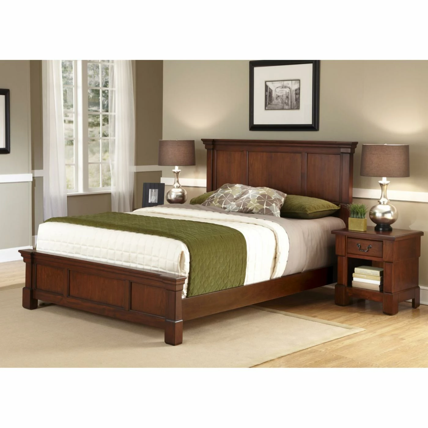 Hot Sale π₯ Queen Home Styles Aspen Rustic Cherry Low Profile Bed β¨ 4 Hot Sale π₯ Queen Home Styles Aspen Rustic Cherry Low Profile Bed β¨ - Image 2