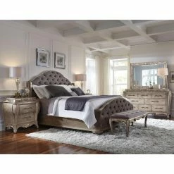 Coupon ❤️ California King Pulaski Rhianna Upholstered Bed ⌛ -Beds Shop inuseHOMM839