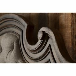 New 💯 California King Hooker Furniture Hill Country Fair Oaks Upholstered Low Profile Bed 🌟 -Beds Shop inuseHOOK5560