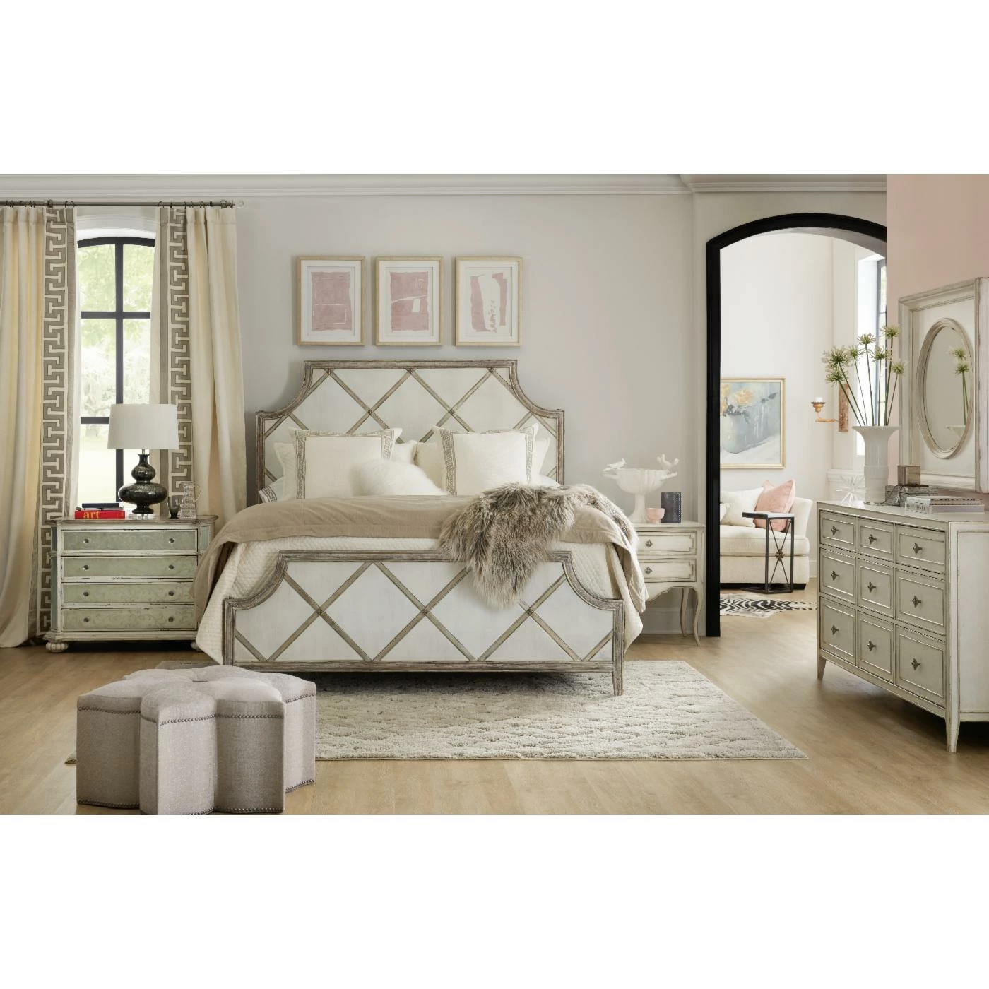 Flash Sale π California King Hooker Furniture Sanctuary Diamont Panel Bed - Queen β 4 Flash Sale π California King Hooker Furniture Sanctuary Diamont Panel Bed - Queen β - Image 2