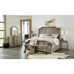 Wholesale 👍 California King Hooker Furniture La Grange Bradshaw Panel Bed - Queen 👍 -Beds Shop inuseHOOK6370