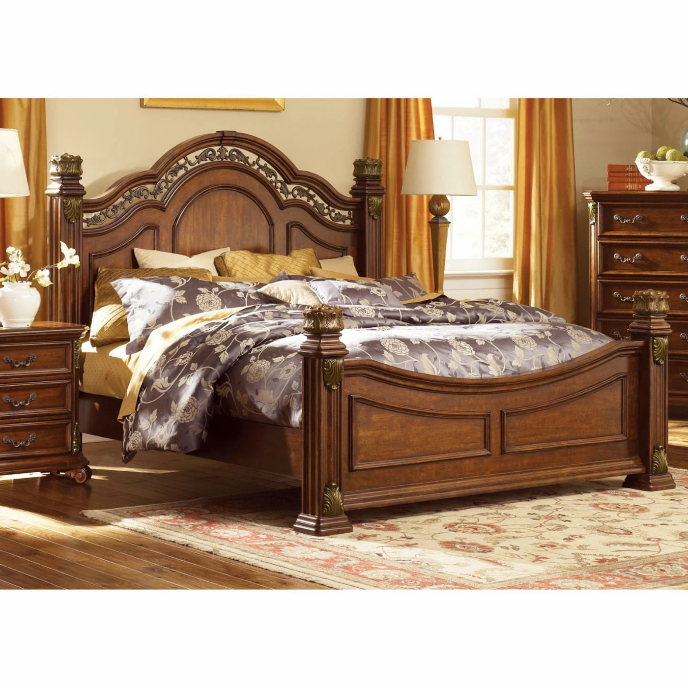 Cheap π Liberty Furniture Industries King Liberty Furniture Messina Estates Mansion Poster Bed π₯° 4 Cheap π Liberty Furniture Industries King Liberty Furniture Messina Estates Mansion Poster Bed π₯° - Image 2