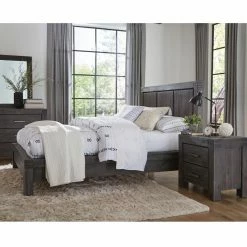 Outlet 👍 California King Modus Meadow Full-Size Solid Wood Platform Bed 🎁 -Beds Shop inuseMOD1168
