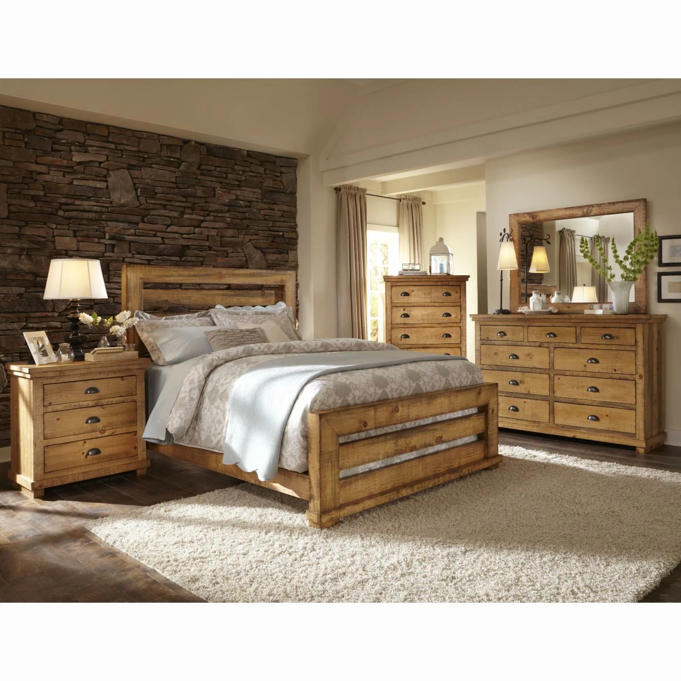 Deals βοΈ King Progressive Furniture Willow Slat Panel Bed 𧨠4 Deals βοΈ King Progressive Furniture Willow Slat Panel Bed 𧨠- Image 2