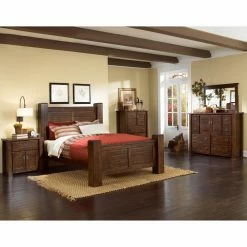 Best reviews of ❤️ King Progressive Furniture Trestlewood Post Complete Bed ✨ -Beds Shop inusePRGF940