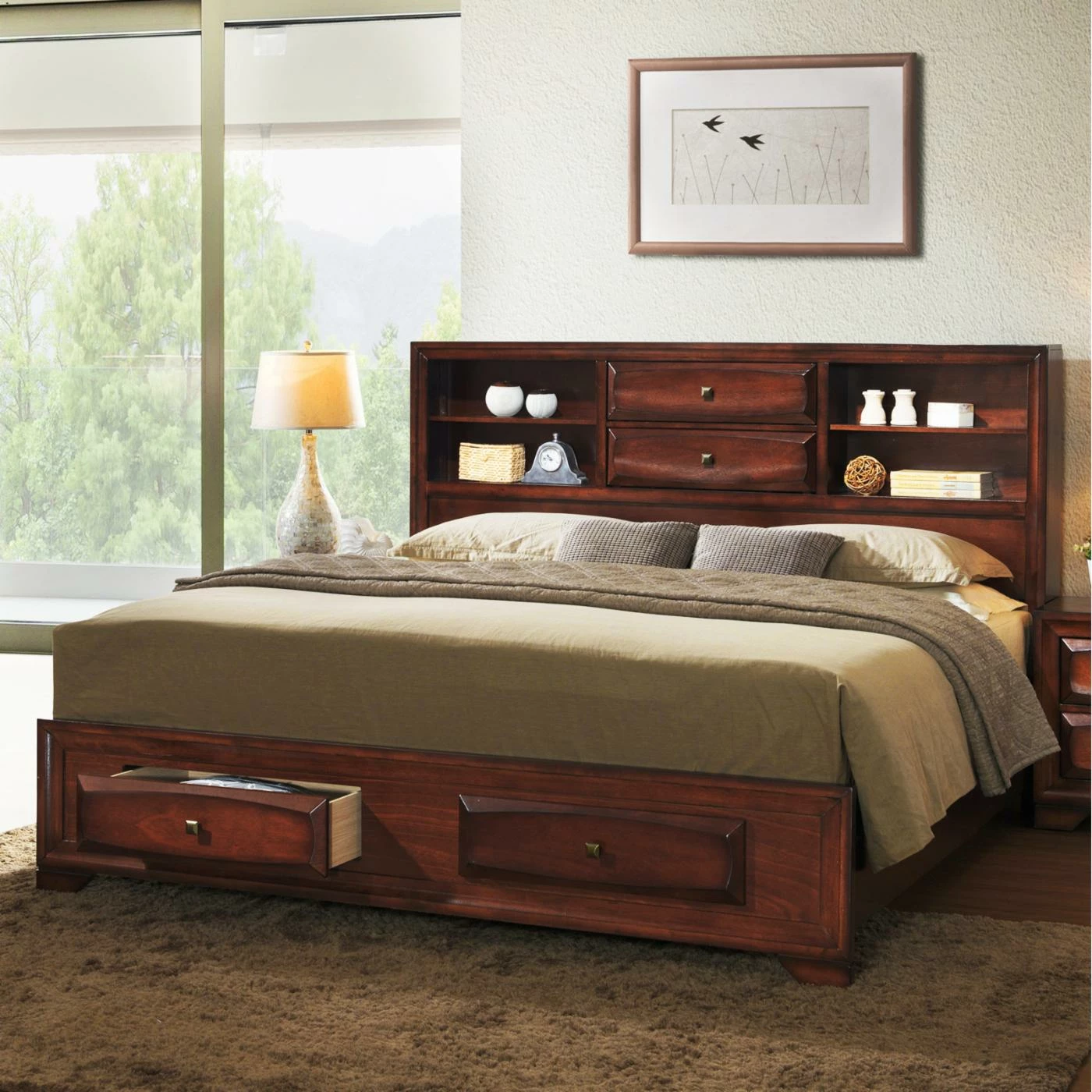 Buy β King Roundhill Furniture Oakland Asger Storage Platform Bed π₯ 4 Buy β King Roundhill Furniture Oakland Asger Storage Platform Bed π₯ - Image 2