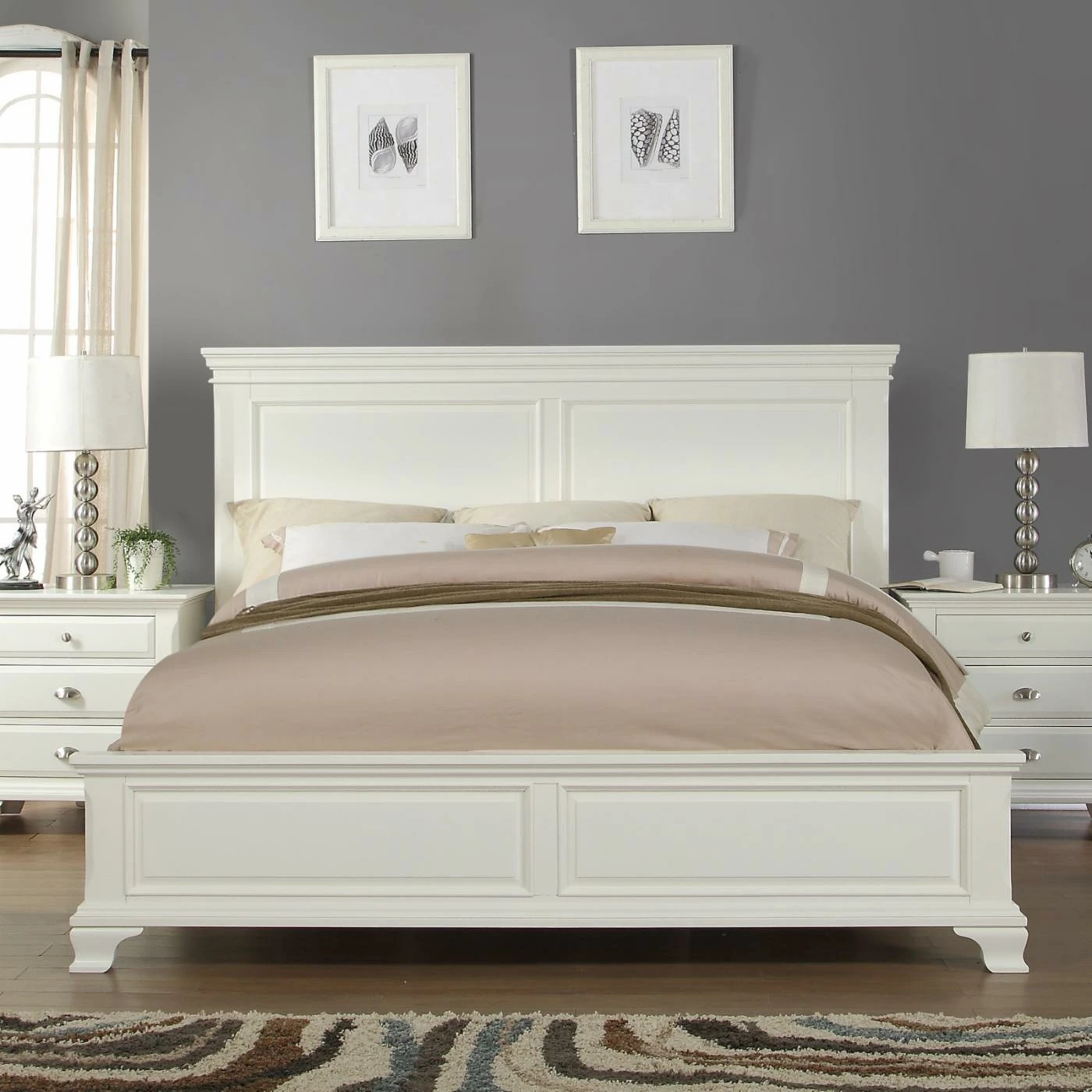 Promo π King Roundhill Furniture Laveno Panel Bed π 4 Promo π King Roundhill Furniture Laveno Panel Bed π - Image 2