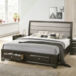 Coupon 🎁 Queen Roundhill Furniture Asger Upholstered Storage Platform Bed 🔥 -Beds Shop inuseROUN428