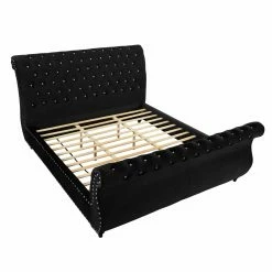 Best reviews of 🧨 Queen Roundhill Furniture Evora Platform Bed 🎁 -Beds Shop inuseROUN469