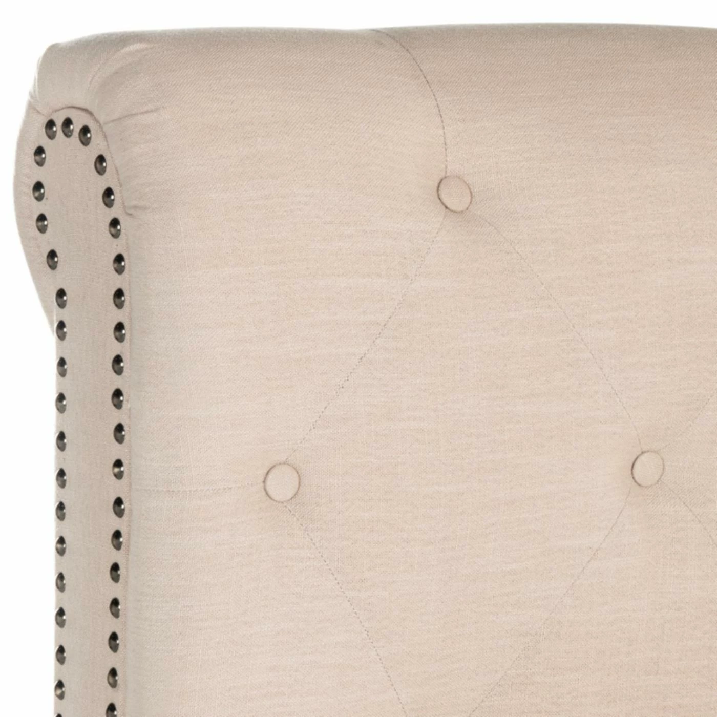 Cheapest π Queen Safavieh Hathaway Upholstered Platform Bed π 4 Cheapest π Queen Safavieh Hathaway Upholstered Platform Bed π - Image 2