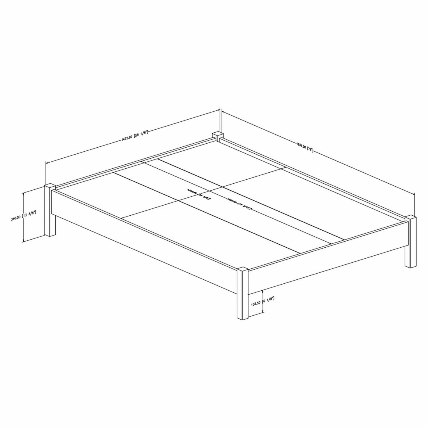 Hot Sale 🔥 South Shore Canyon Queen Platform Bed 🥰 4 Hot Sale 🔥 South Shore Canyon Queen Platform Bed 🥰 - Image 2