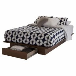 Deals 🌟 South Shore Primo Full/Queen Platform Bed With Drawer 🌟 -Beds Shop inuseSSI1520