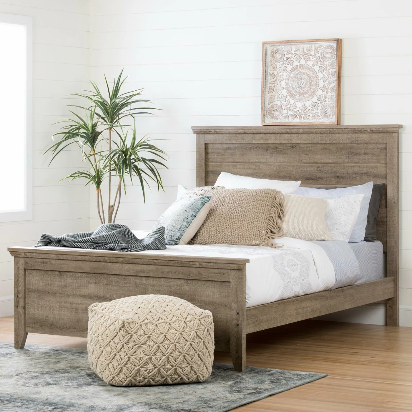 Buy π South Shore Lionel Queen Platform Bed βοΈ 4 Buy π South Shore Lionel Queen Platform Bed βοΈ - Image 2