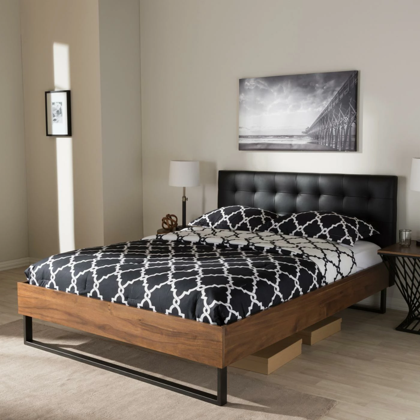 Best reviews of π King HN Home Corey Mid-Century Modern Platform Bed π 4 Best reviews of π King HN Home Corey Mid-Century Modern Platform Bed π - Image 2