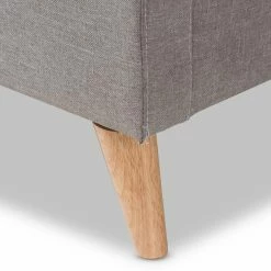 Best Pirce 🔔 King HN Home Craft Mid-Century Modern Platform Bed 🧨 -Beds Shop inuseWSI3217