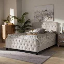Cheapest π€© Queen Baxton Studio Annalisa Upholstered Button Tufted Panel Bed π 12 Cheapest π€© Queen Baxton Studio Annalisa Upholstered Button Tufted Panel Bed π -Beds Shop inuseWSI4934