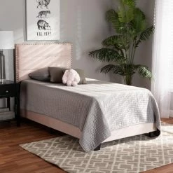 Best Sale 🌟 Queen Baxton Studio Tamira Panel Bed 💯 -Beds Shop inuseWSI4985