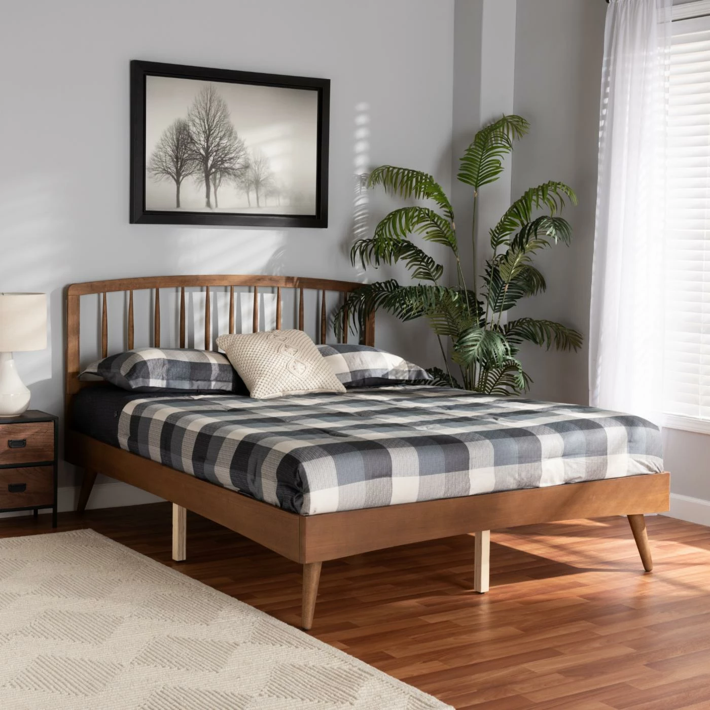 Best Pirce π Queen Baxton Studio Paton Platform Bed β 4 Best Pirce π Queen Baxton Studio Paton Platform Bed β - Image 2
