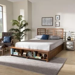New π Queen Baxton Studio Milana Platform Storage Bed π 10 New π Queen Baxton Studio Milana Platform Storage Bed π -Beds Shop inuseWSI5027
