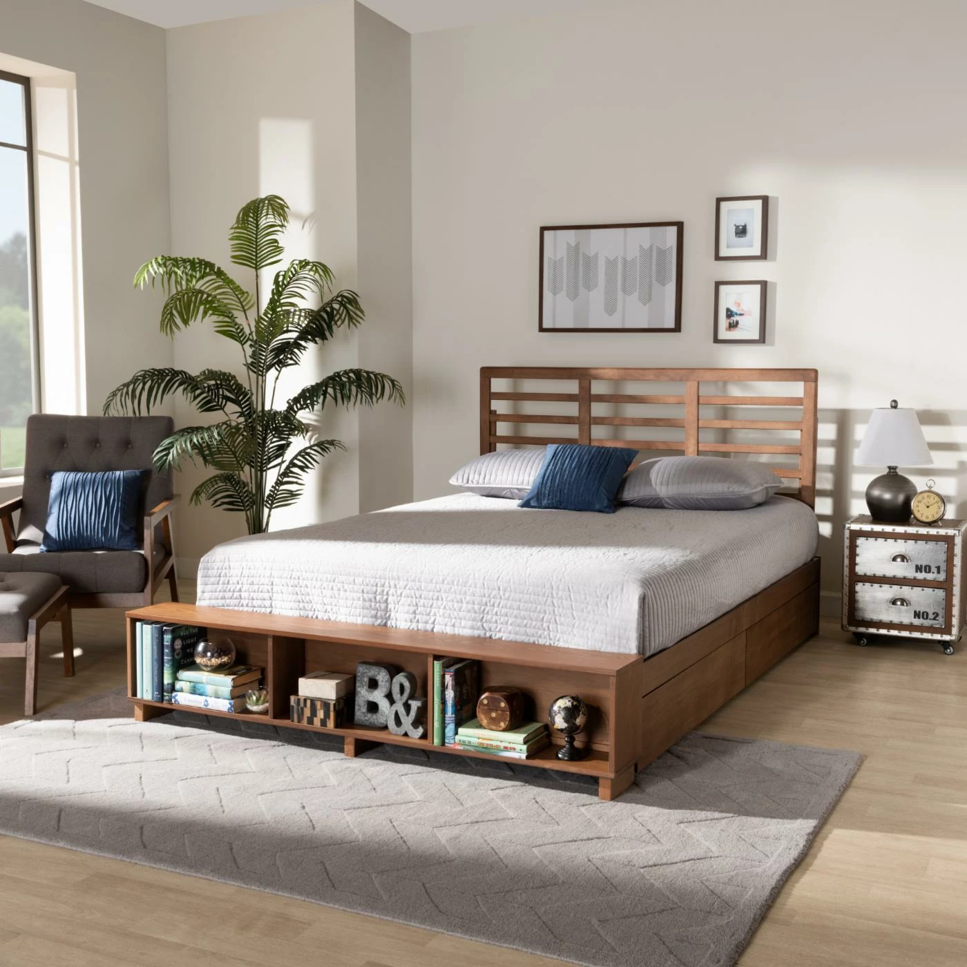 New π Queen Baxton Studio Milana Platform Storage Bed π 4 New π Queen Baxton Studio Milana Platform Storage Bed π - Image 2