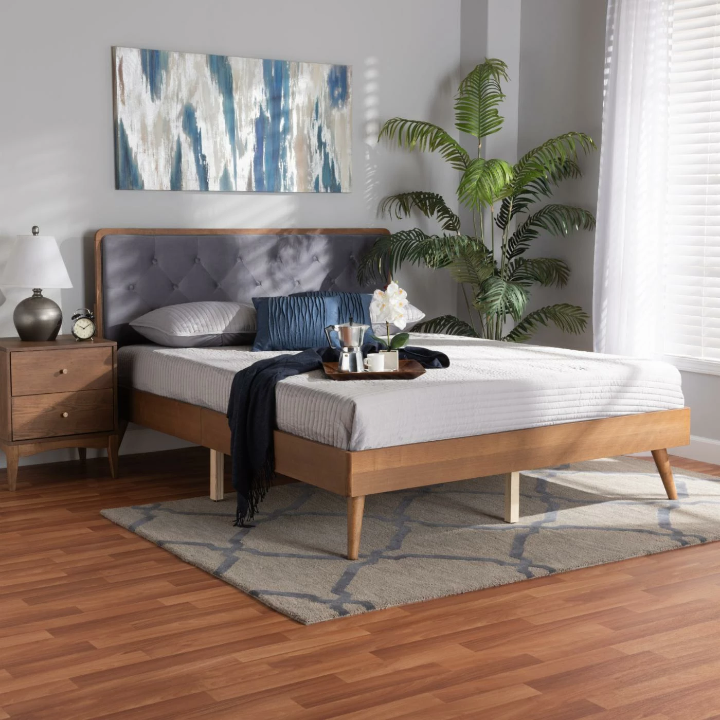 Cheapest π King Baxton Studio Larue Tufted Platform Bed β¨ 4 Cheapest π King Baxton Studio Larue Tufted Platform Bed β¨ - Image 2